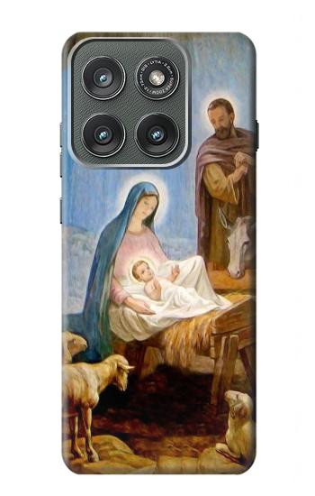 S2276 The Nativity Hülle Schutzhülle Taschen für Motorola Edge (2025)