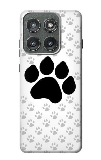 S2355 Paw Foot Print Hülle Schutzhülle Taschen für Motorola Edge (2025)