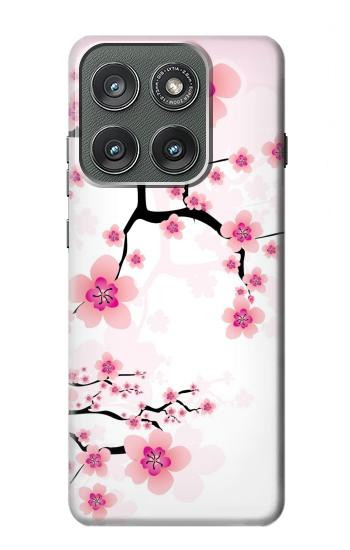 S2359 Plum Blossom Hülle Schutzhülle Taschen für Motorola Edge (2025)
