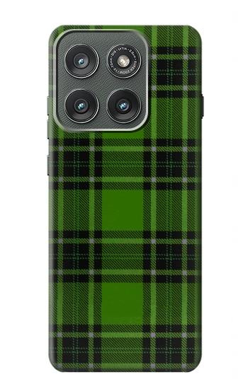 S2373 Tartan Green Pattern Hülle Schutzhülle Taschen für Motorola Edge (2025)