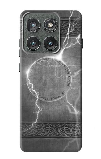 S2533 Thor Thunder Strike Hammer Hülle Schutzhülle Taschen für Motorola Edge (2025)