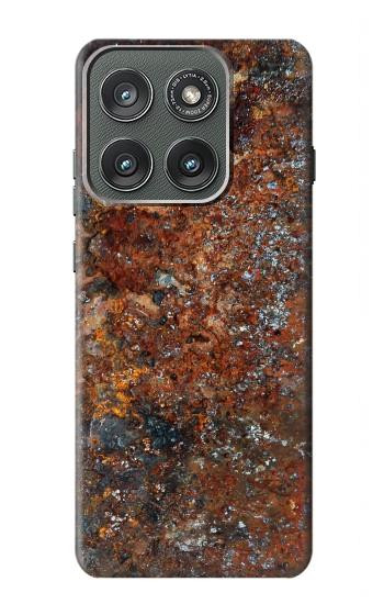 S2714 Rust Steel Texture Graphic Printed Hülle Schutzhülle Taschen für Motorola Edge (2025)