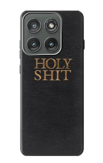 S3166 Funny Holy Shit Hülle Schutzhülle Taschen für Motorola Edge (2025)