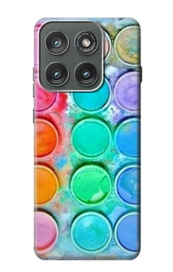 S3235 Watercolor Mixing Hülle Schutzhülle Taschen für Motorola Edge (2025)