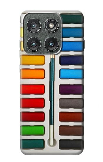 S3243 Watercolor Paint Set Hülle Schutzhülle Taschen für Motorola Edge (2025)