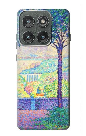 S3349 Paul Signac Terrace of Meudon Hülle Schutzhülle Taschen für Motorola Edge (2025)