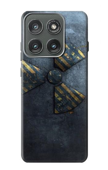 S3438 Danger Radioactive Hülle Schutzhülle Taschen für Motorola Edge (2025)