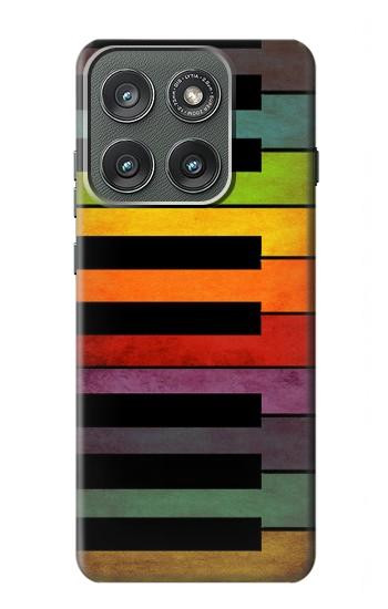 S3451 Colorful Piano Hülle Schutzhülle Taschen für Motorola Edge (2025)