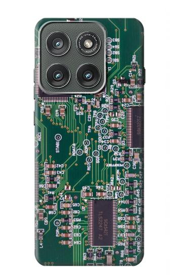 S3519 Electronics Circuit Board Graphic Hülle Schutzhülle Taschen für Motorola Edge (2025)