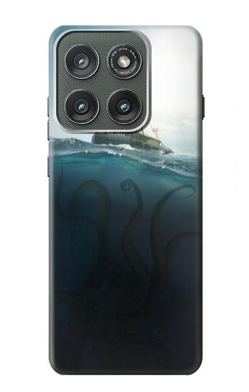 S3540 Giant Octopus Hülle Schutzhülle Taschen für Motorola Edge (2025)