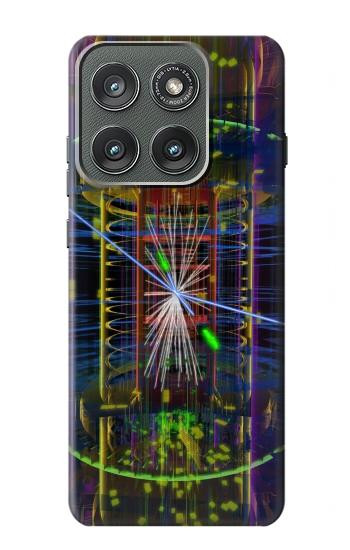 S3545 Quantum Particle Collision Hülle Schutzhülle Taschen für Motorola Edge (2025)