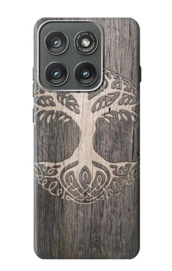 S3591 Viking Tree of Life Symbol Hülle Schutzhülle Taschen für Motorola Edge (2025)