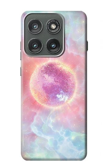 S3709 Pink Galaxy Hülle Schutzhülle Taschen für Motorola Edge (2025)