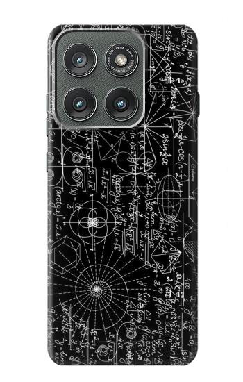 S3808 Mathematics Blackboard Hülle Schutzhülle Taschen für Motorola Edge (2025)