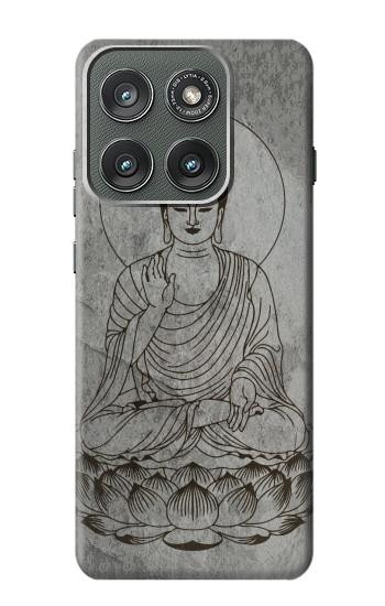 S3873 Buddha Line Art Hülle Schutzhülle Taschen für Motorola Edge (2025)