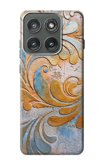 S3875 Canvas Vintage Rugs Hülle Schutzhülle Taschen für Motorola Edge (2025)