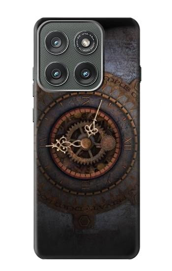 S3908 Vintage Clock Hülle Schutzhülle Taschen für Motorola Edge (2025)