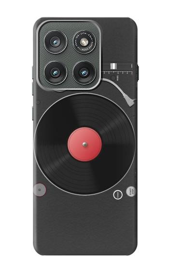 S3952 Turntable Vinyl Record Player Graphic Hülle Schutzhülle Taschen für Motorola Edge (2025)