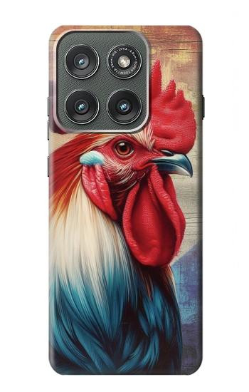 S3987 French Rooster Hülle Schutzhülle Taschen für Motorola Edge (2025)