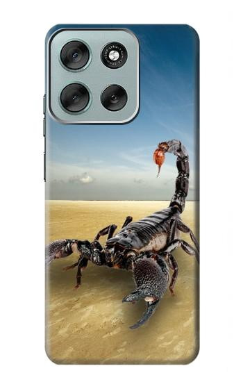 S0150 Desert Scorpion Hülle Schutzhülle Taschen für Motorola Moto G56