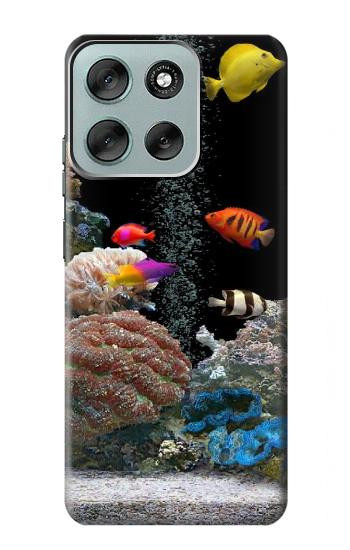 S0226 Aquarium Hülle Schutzhülle Taschen für Motorola Moto G56