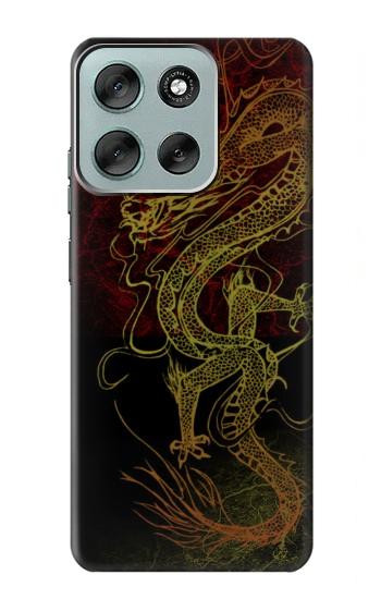 S0354 Chinese Dragon Hülle Schutzhülle Taschen für Motorola Moto G56