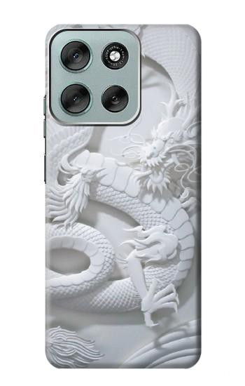 S0386 Dragon Carving Hülle Schutzhülle Taschen für Motorola Moto G56