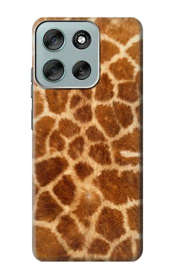 S0422 Giraffe Skin Hülle Schutzhülle Taschen für Motorola Moto G56