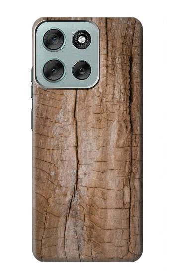 S0599 Wood Graphic Printed Hülle Schutzhülle Taschen für Motorola Moto G56