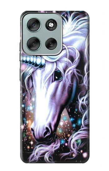 S0749 Unicorn Horse Hülle Schutzhülle Taschen für Motorola Moto G56