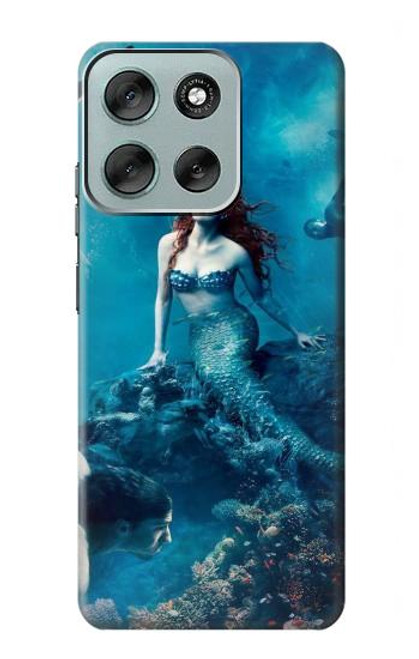 S0899 Mermaid Hülle Schutzhülle Taschen für Motorola Moto G56 S0899 Mermaid Hülle Schutzhülle Taschen für Motorola Moto G56