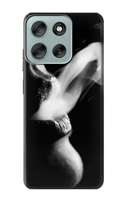 S0917 Sexy Lip Girl Smoking Hülle Schutzhülle Taschen für Motorola Moto G56 S0917 Sexy Lip Girl Smoking Hülle Schutzhülle Taschen für Motorola Moto G56