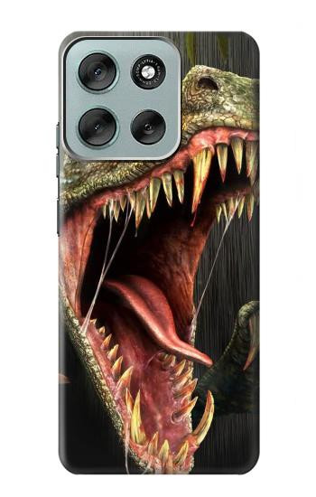 S0923 T-Rex Dinosaur Hülle Schutzhülle Taschen für Motorola Moto G56