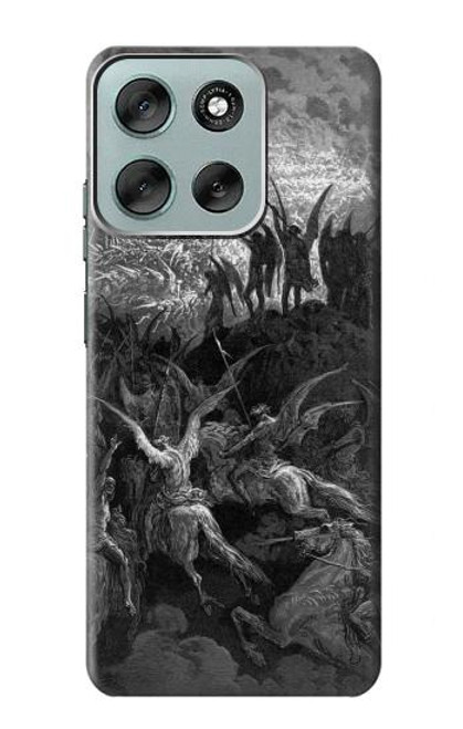 S1026 Gustave Dore Paradise Lost Hülle Schutzhülle Taschen für Motorola Moto G56 S1026 Gustave Dore Paradise Lost Hülle Schutzhülle Taschen für Motorola Moto G56