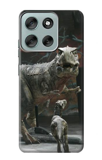 S1288 Dinosaur T Rex Museum Hülle Schutzhülle Taschen für Motorola Moto G56