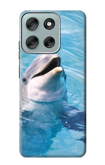 S1291 Dolphin Hülle Schutzhülle Taschen für Motorola Moto G56