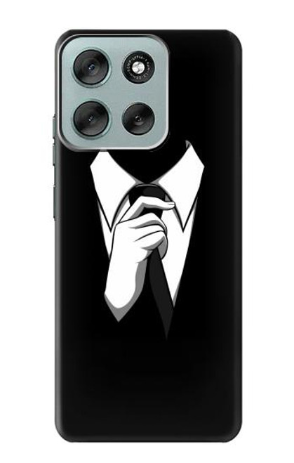 S1591 Anonymous Man in Black Suit Hülle Schutzhülle Taschen für Motorola Moto G56 S1591 Anonymous Man in Black Suit Hülle Schutzhülle Taschen für Motorola Moto G56