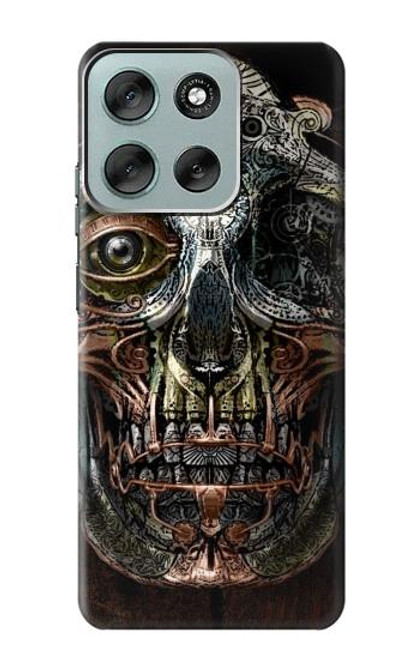 S1685 Steampunk Skull Head Hülle Schutzhülle Taschen für Motorola Moto G56 S1685 Steampunk Skull Head Hülle Schutzhülle Taschen für Motorola Moto G56