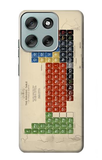 S1695 The Periodic Table of Middle Earth Hülle Schutzhülle Taschen für Motorola Moto G56