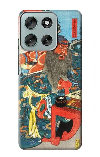 S1826 Utagawa Kuniyoshi Guan Yu Hülle Schutzhülle Taschen für Motorola Moto G56