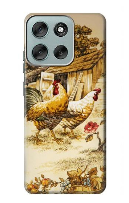 S2181 French Country Chicken Hülle Schutzhülle Taschen für Motorola Moto G56 S2181 French Country Chicken Hülle Schutzhülle Taschen für Motorola Moto G56