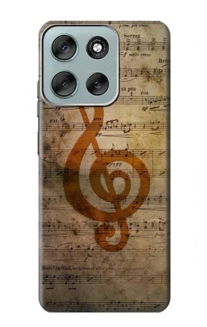 S2368 Sheet Music Notes Hülle Schutzhülle Taschen für Motorola Moto G56 S2368 Sheet Music Notes Hülle Schutzhülle Taschen für Motorola Moto G56