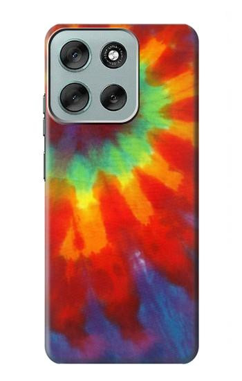 S2985 Colorful Tie Dye Texture Hülle Schutzhülle Taschen für Motorola Moto G56