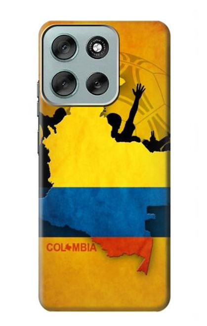 S2996 Colombia Football Soccer Hülle Schutzhülle Taschen für Motorola Moto G56