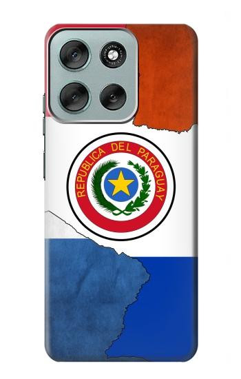 S3017 Paraguay Flag Hülle Schutzhülle Taschen für Motorola Moto G56