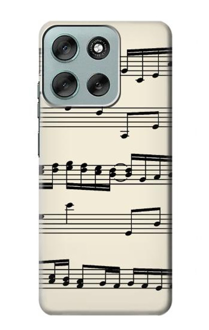 S3082 Music Sheet Hülle Schutzhülle Taschen für Motorola Moto G56