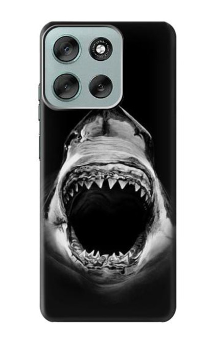 S3100 Great White Shark Hülle Schutzhülle Taschen für Motorola Moto G56