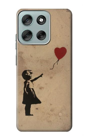 S3170 Girl Heart Out of Reach Hülle Schutzhülle Taschen für Motorola Moto G56