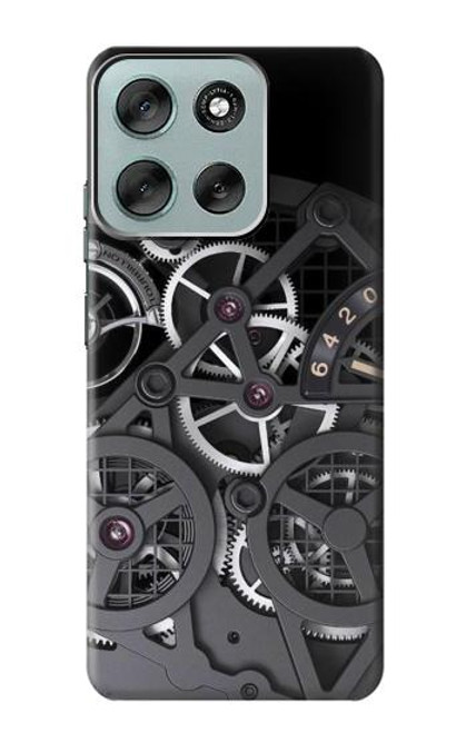 S3176 Inside Watch Black Hülle Schutzhülle Taschen für Motorola Moto G56
