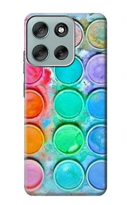 S3235 Watercolor Mixing Hülle Schutzhülle Taschen für Motorola Moto G56